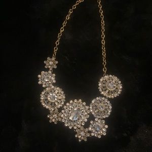 Floral cluster necklace